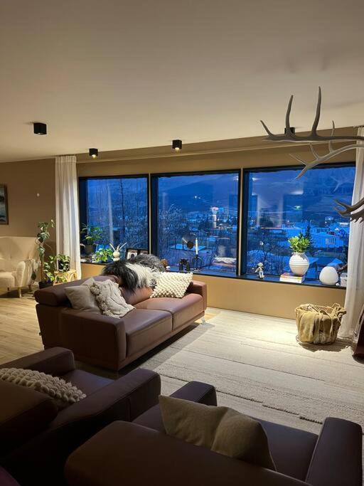 Botnahlid Villa, Mountain And Town Views And Outdoor Sauna Seyðisfjörður 外观 照片